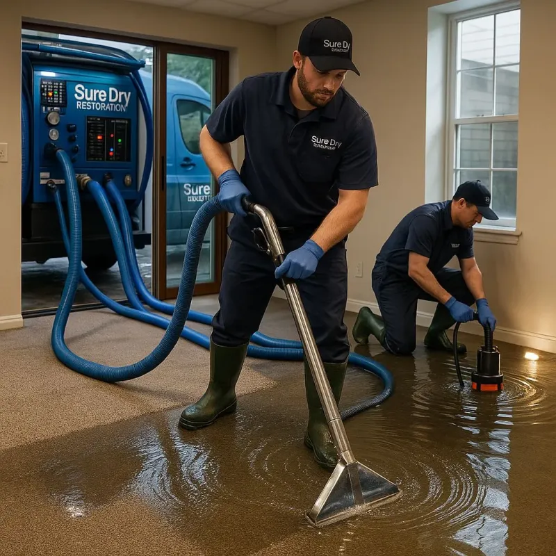 Water Extraction and Removal process in Templeton, MA